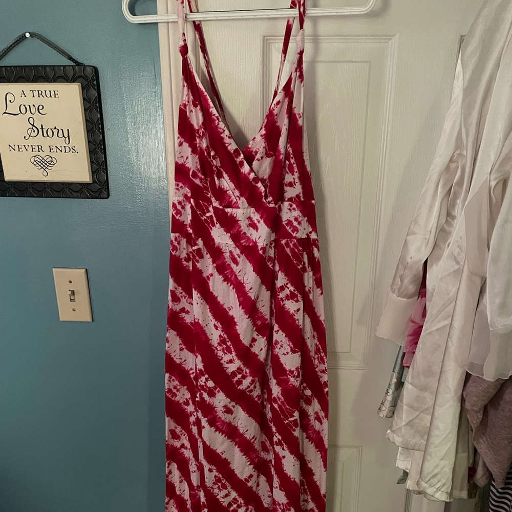 Calypso tye dye maxi